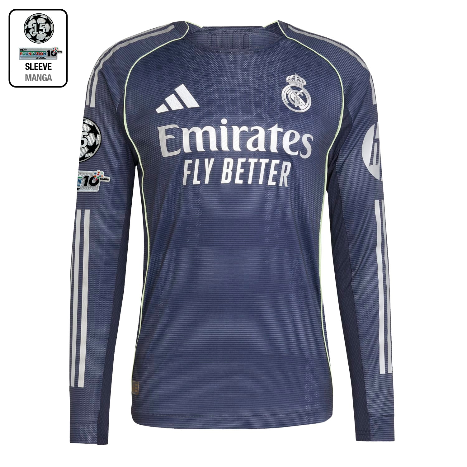 Camisola Alternativa Authentic de Manga Comprida Homem 25/26 Azul Marinho