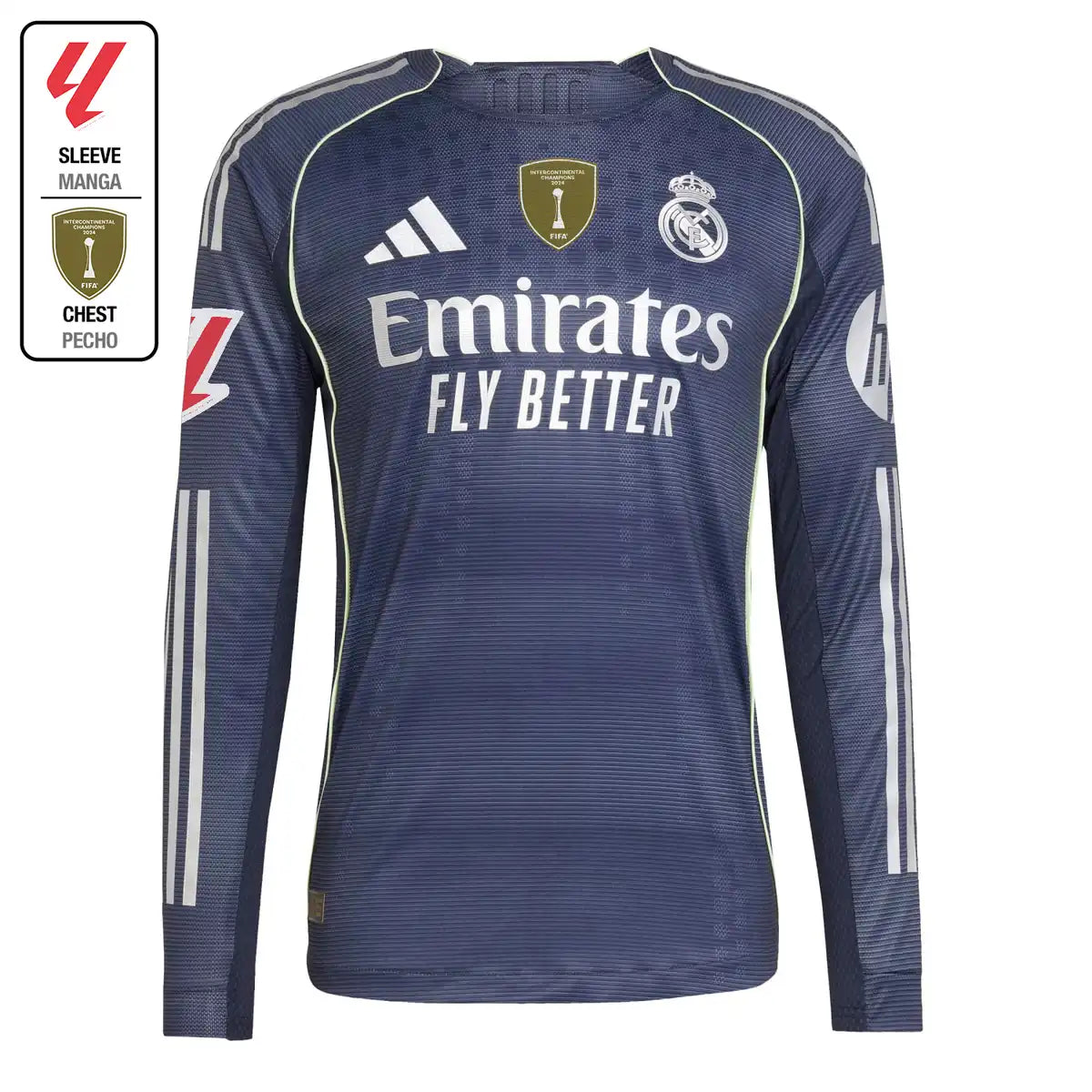 Camisola Alternativa Authentic de Manga Comprida Homem 25/26 Azul Marinho