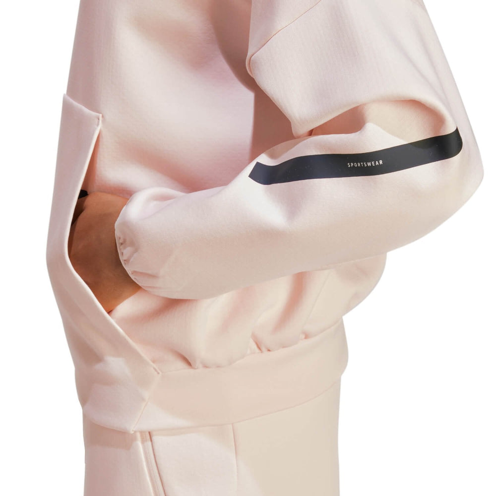 Womens adidas Real Urban Hoodie Light Pink