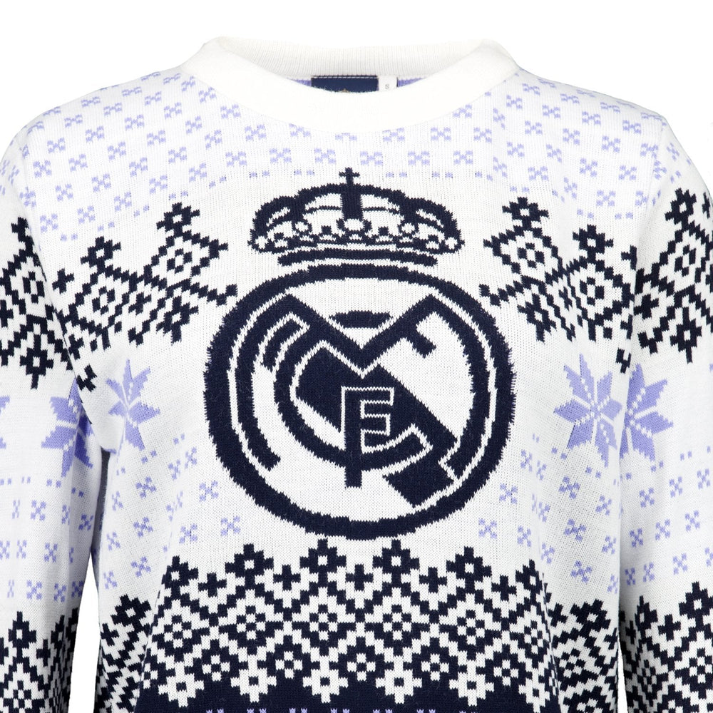 Womens Christmas Sweater Crest Lilac