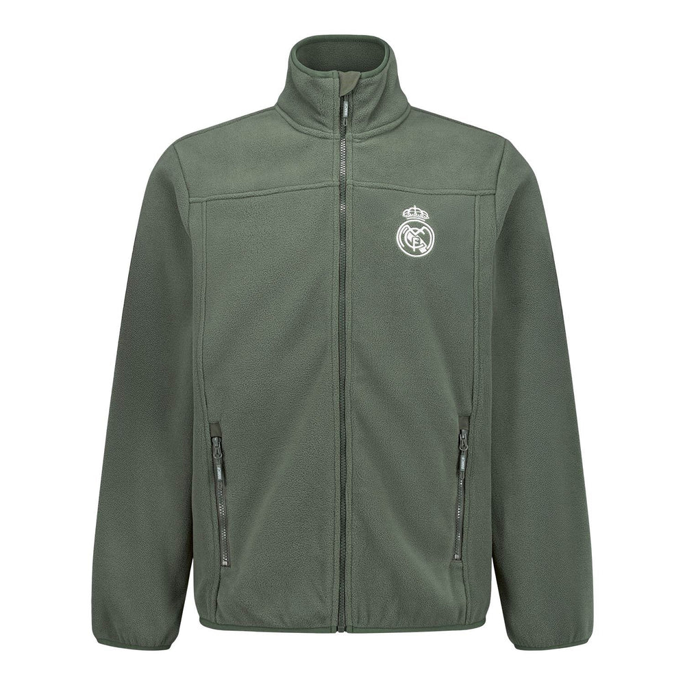 Mens Outerwear Fleece Jacket Green