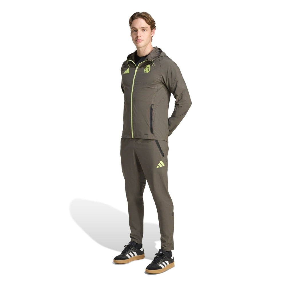 Mens Tiro Vis Tech Competition Jacket Grey/Lime Green